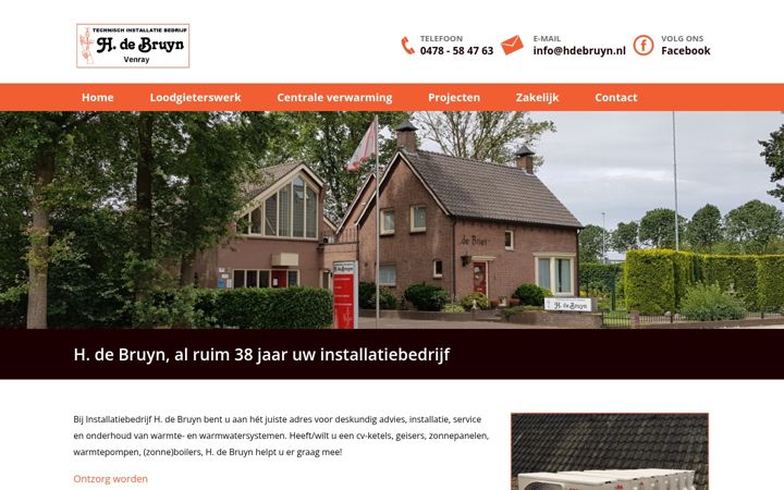 Screenshot of hdebruyn.nl