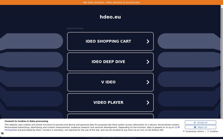 Screenshot of hdeo.eu