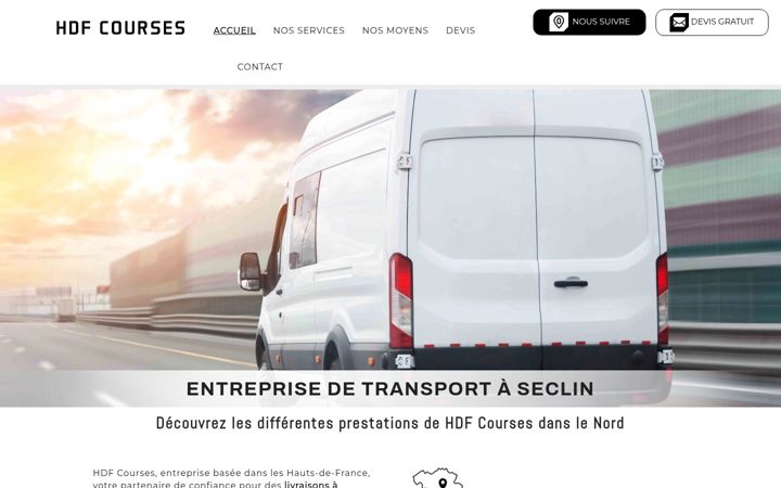 Screenshot of hdf-courses.fr