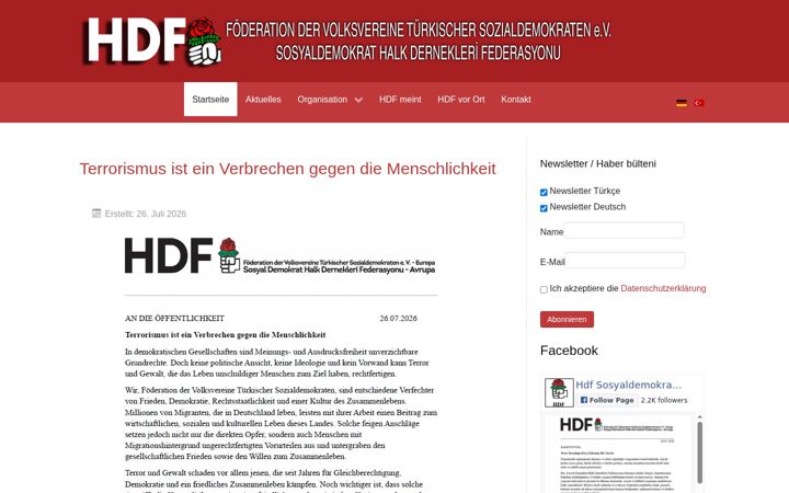Screenshot of hdf-online.de