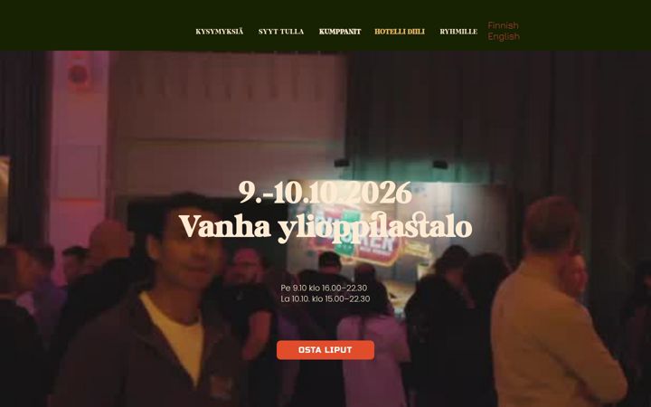 Screenshot of hdf.fi