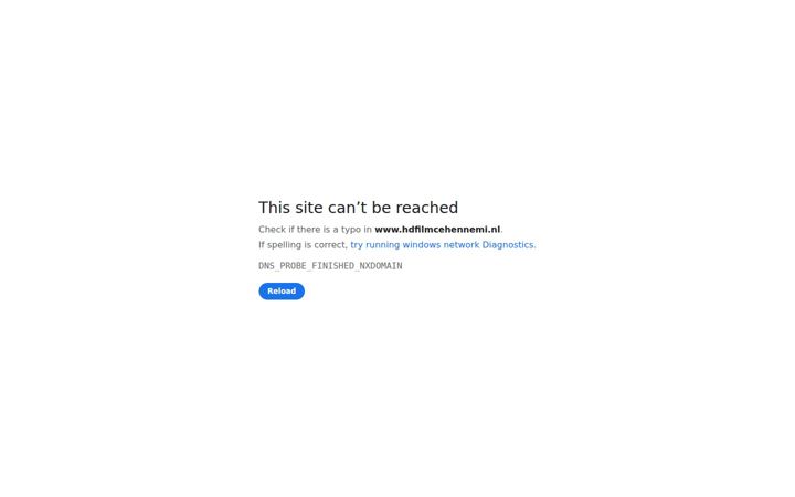 Screenshot stránky hdfilmcehennemi.nl