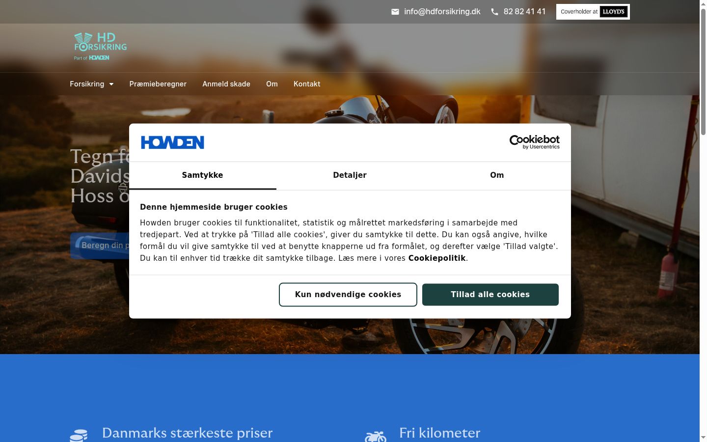 Zrzut ekranu banera zgody wyświetlanego przed jakąkolwiek interakcją