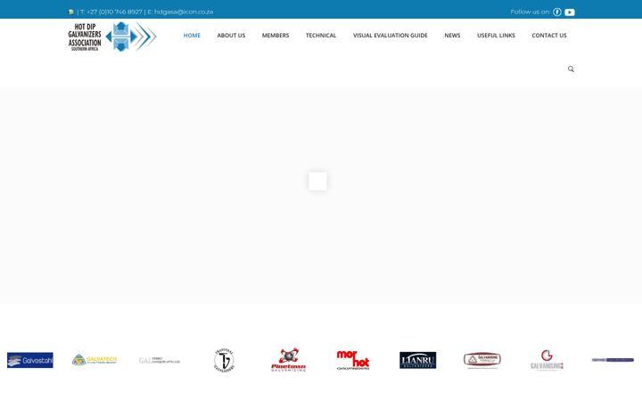 Screenshot of hdgasa.org.za