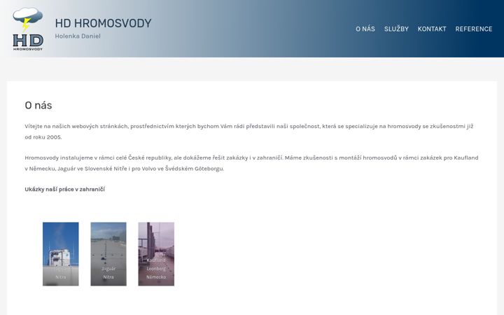 Screenshot van hdhromosvody.cz