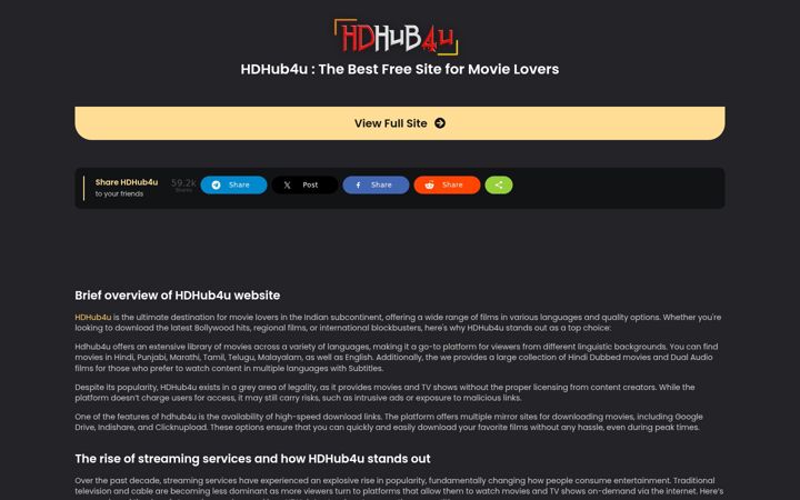 Screenshot of hdhub4u.gd