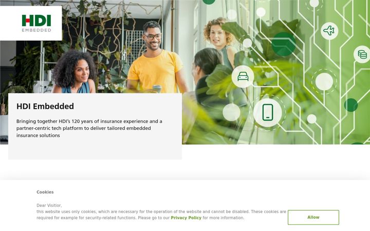 Screenshot of hdi-embedded.com