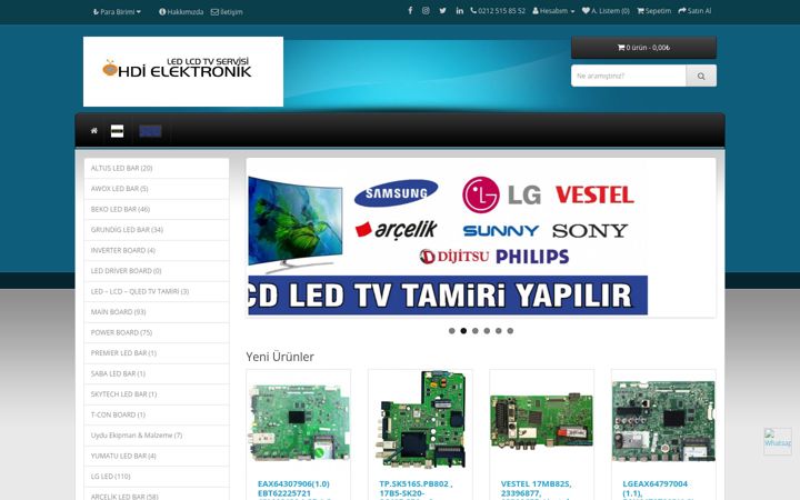 Screenshot of hdielektronikk.com