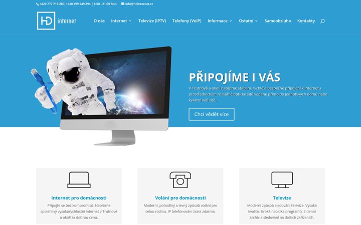 Screenshot of hdinternet.cz