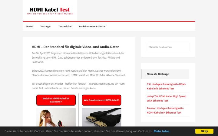 Screenshot of hdmi-kabel-tests.de
