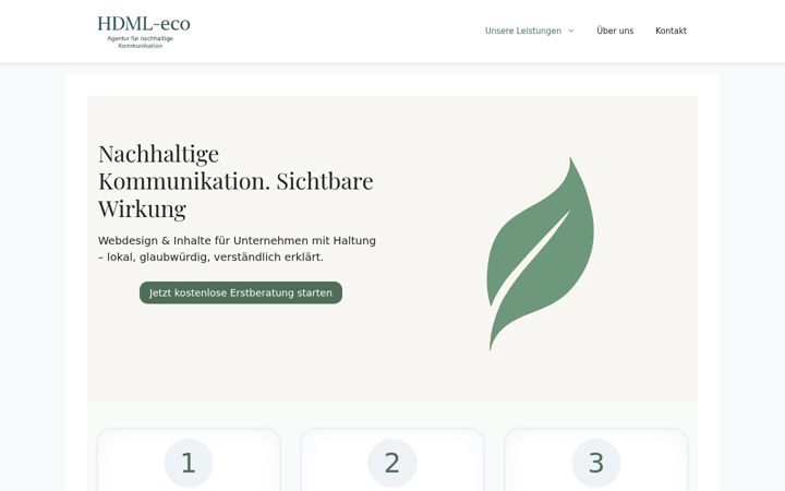 Zrzut ekranu hdml-eco.de