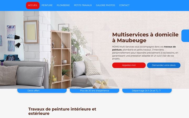 Screenshot of hdmsmultiservices.fr
