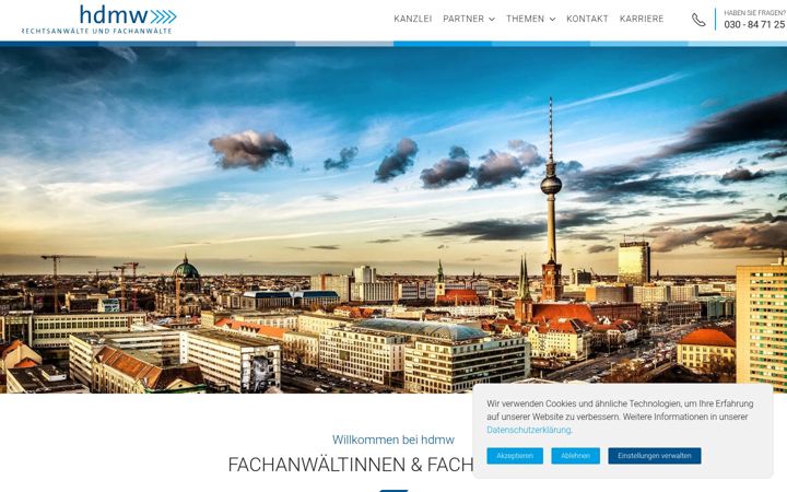 Screenshot of hdmw.de
