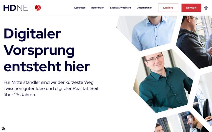Screenshot of hdnet.de