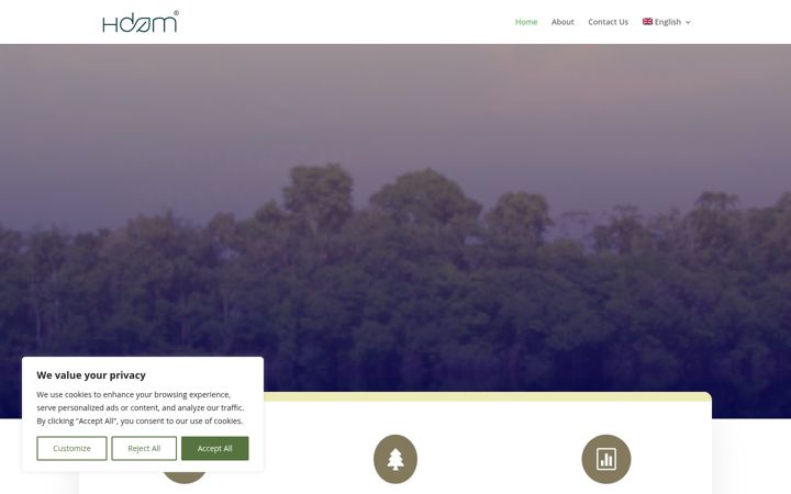 Screenshot of hdom.com.br