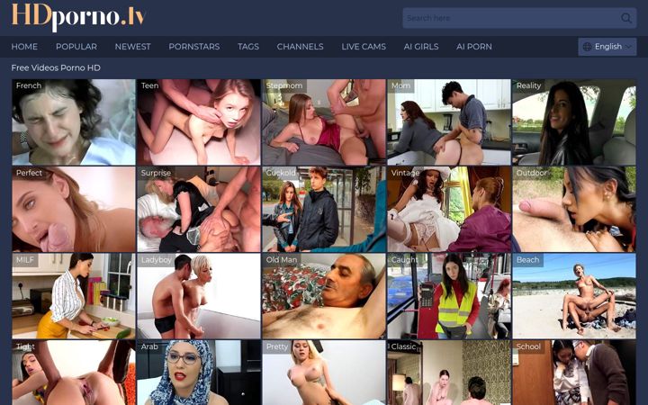 Screenshot of hdporno.tv