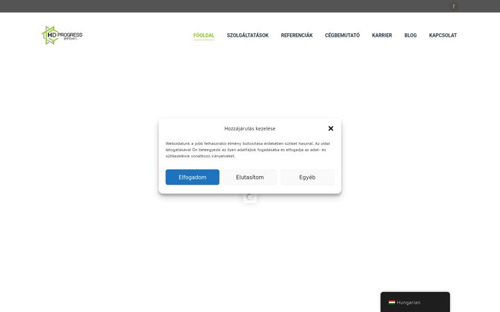 Screenshot of hdprogress.hu