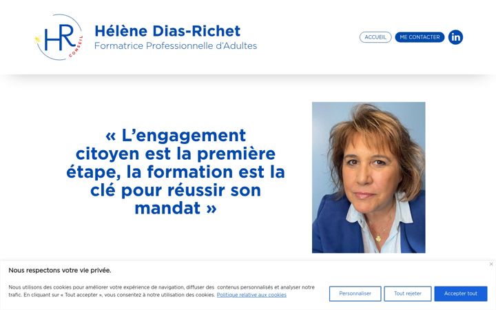 Screenshot of hdrconseil.fr