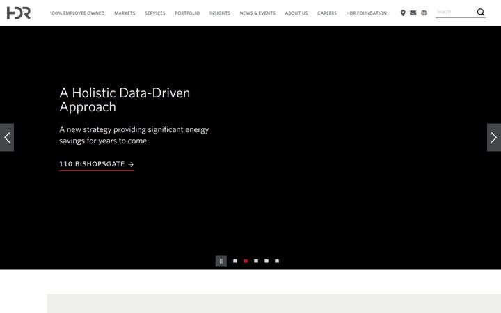 Screenshot of hdrinc.com