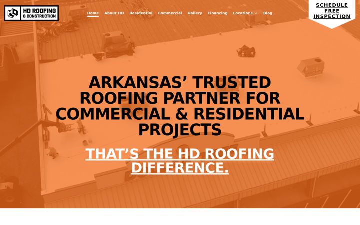 Screenshot of hdroofing-construction.com
