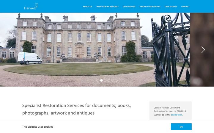 Screenshot of hdrs.co.uk