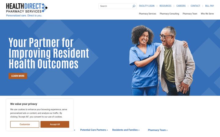 Screenshot of hdrxservices.com