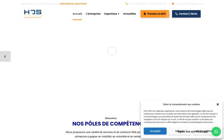 Screenshot of hds-digital.com