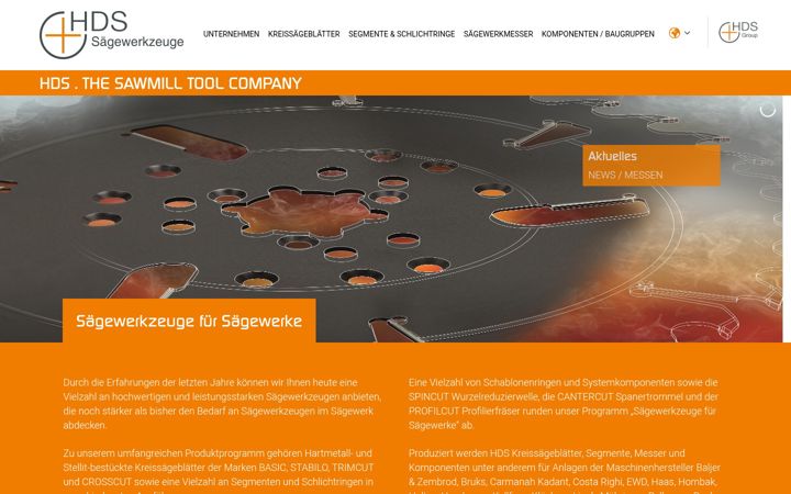 Screenshot of hds-group.de