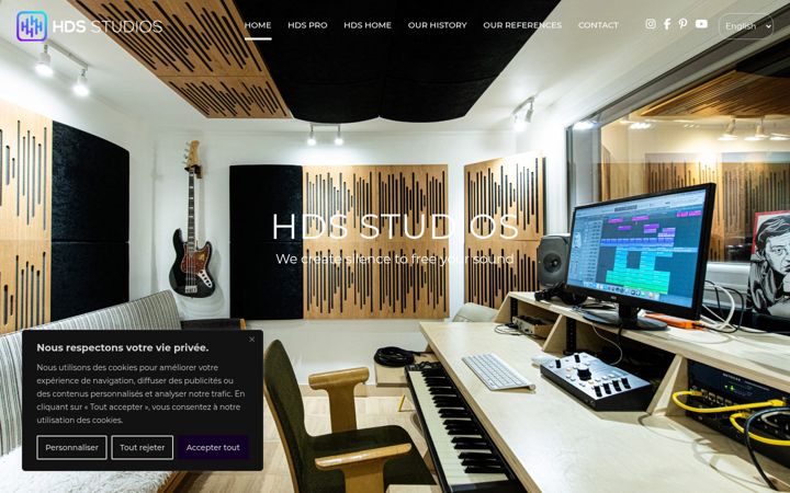 Screenshot of hds-studios.fr