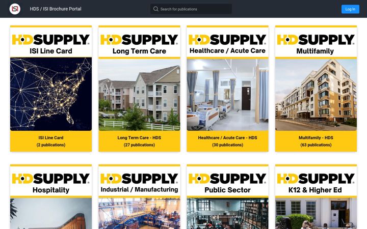 Screenshot of hdsbrochures.com