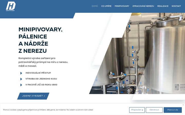 Screenshot of hdservis.cz