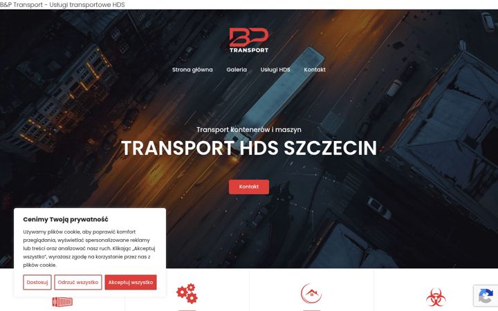 Screenshot of hdsszczecin.pl