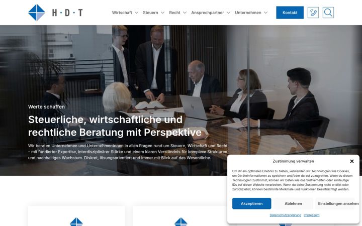 Screenshot of hdt-os.de