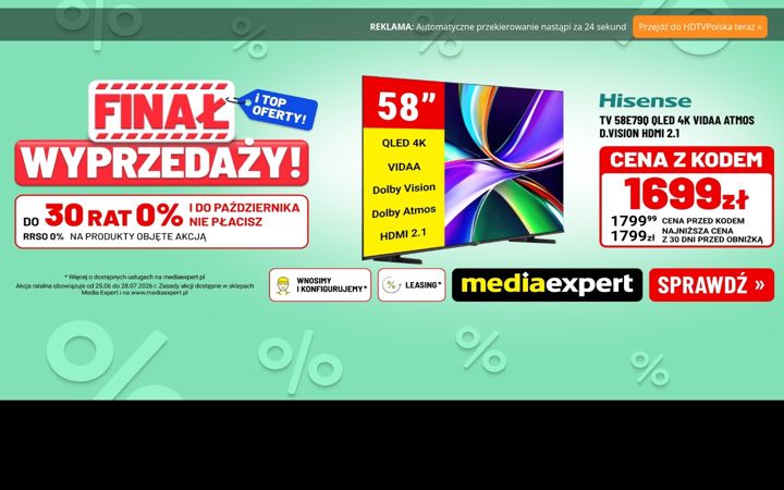 Screenshot of hdtvpolska.com