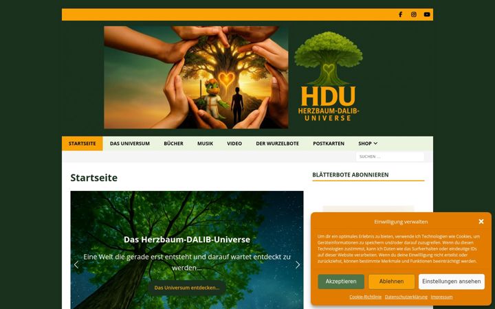 Screenshot of hdu-niverse.de
