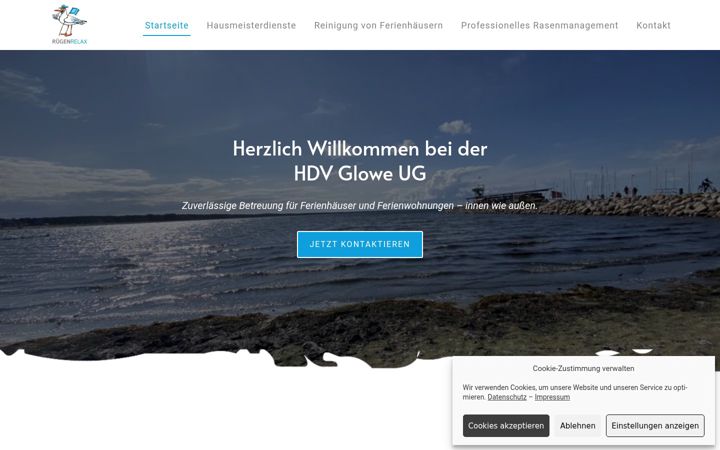 Screenshot of hdv-glowe.de