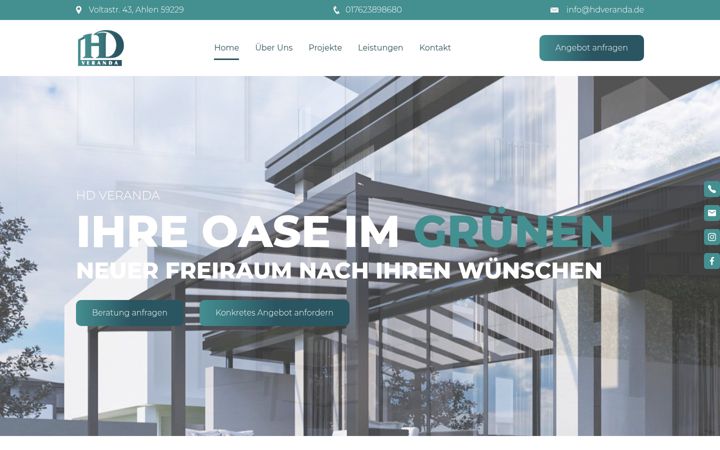 Screenshot of hdveranda.de