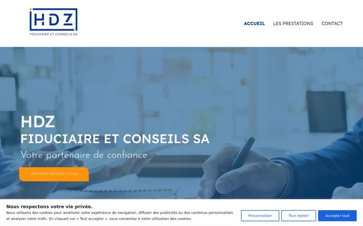 Screenshot of hdzfidu.ch