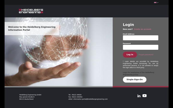 Screenshot of he-information-portal.com