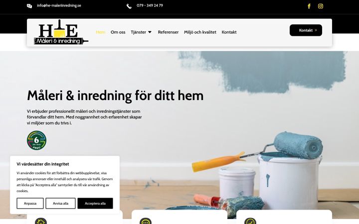 Screenshot of he-maleriinredning.se