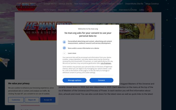 Screenshot of he-man.org