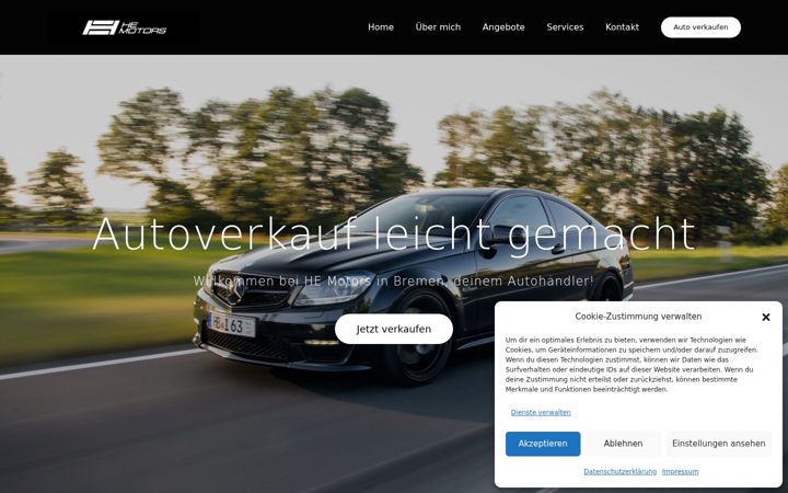 Snimka zaslona za he-motors.de