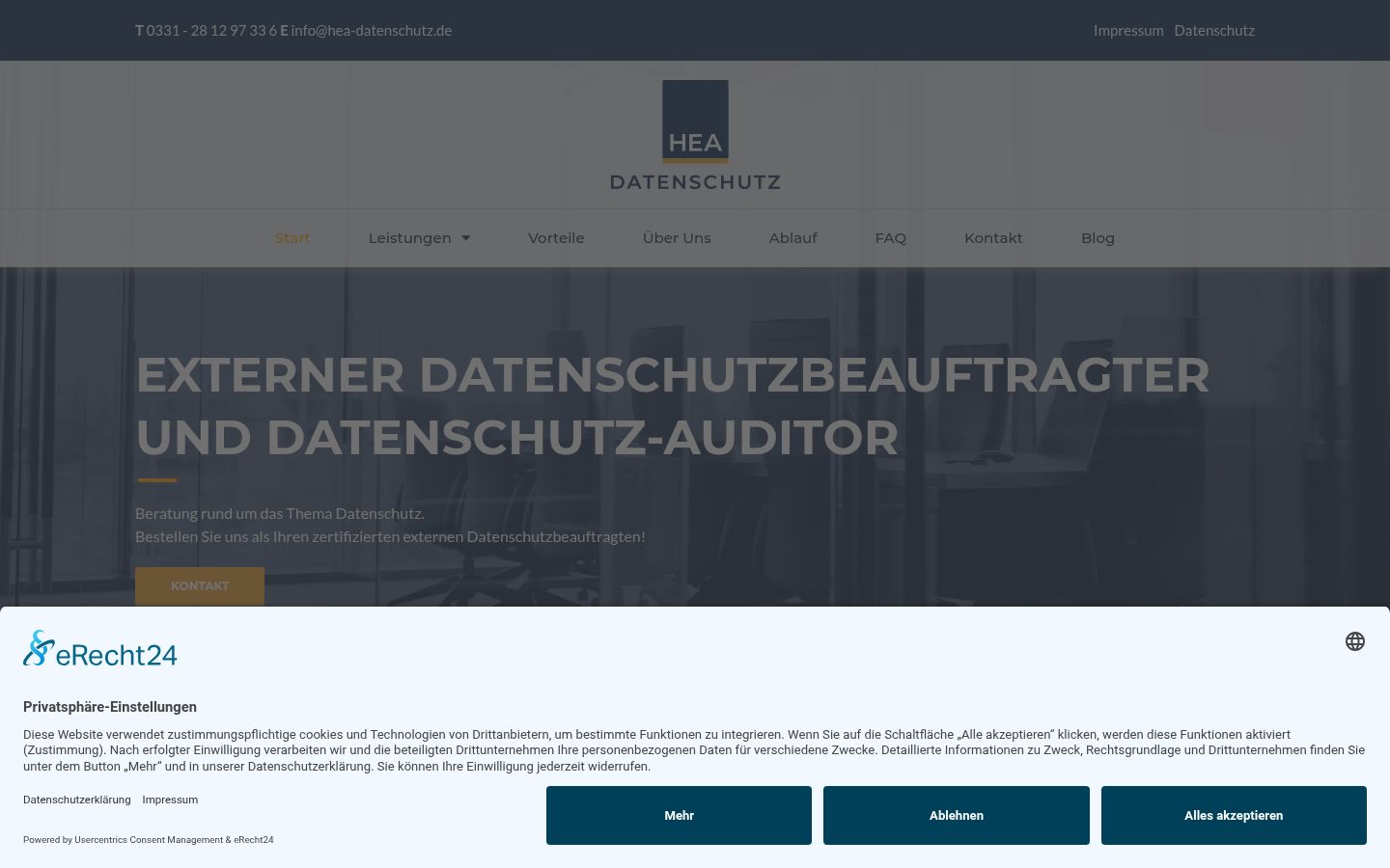 Screenshot tal-banner tal-kunsens muri qabel kwalunkwe interazzjoni