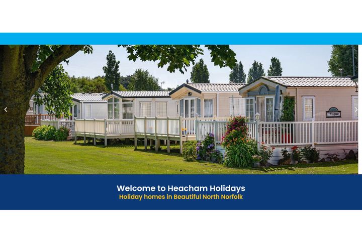 Screenshot of heachamholidays.com