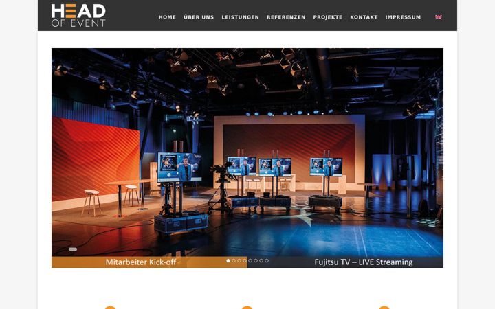 Screenshot of head-of-event.com
