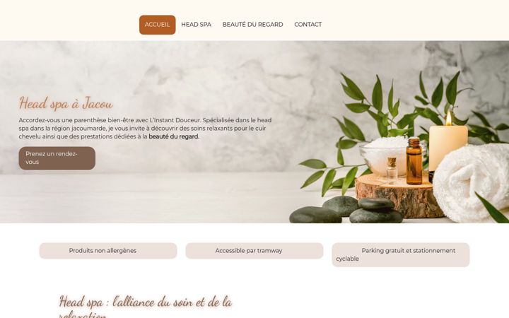 Screenshot of head-spa-instant-douceur.fr
