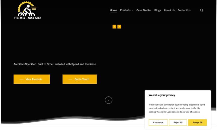 Screenshot of head-wind.com