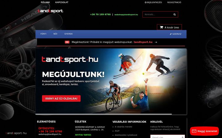 Screenshot of headbike.hu