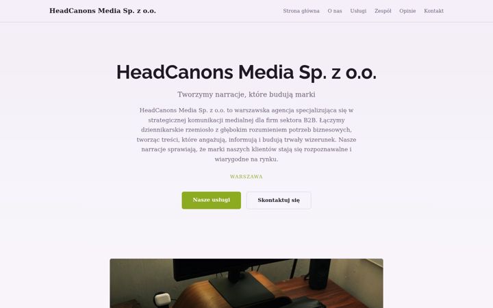 Screenshot of headcanonsgenerator.com