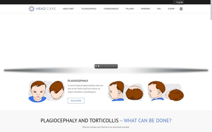 Screenshot of headcare.eu
